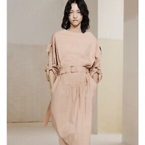 MWT Zara SRPLS belt drss 08. Peach color